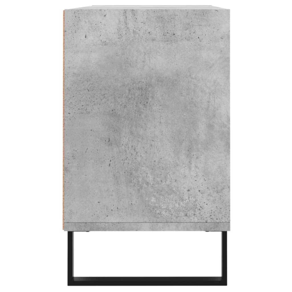 vidaXL TV Cabinet Concrete Grey 103.5x30x50 cm Engineered Wood 5