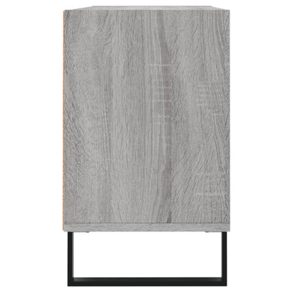 vidaXL TV Cabinet Grey Sonoma 103.5x30x50 cm Engineered Wood 5