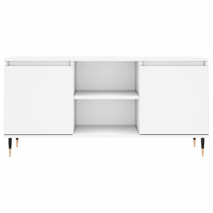 vidaXL TV Cabinet White 104x35x50 cm Engineered Wood 5