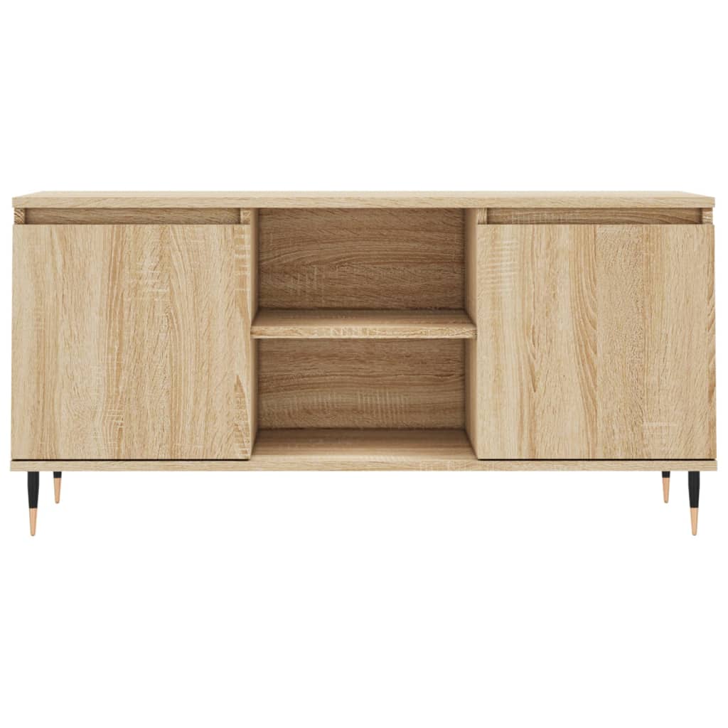 vidaXL TV Cabinet Sonoma Oak 104x35x50 cm Engineered Wood 5