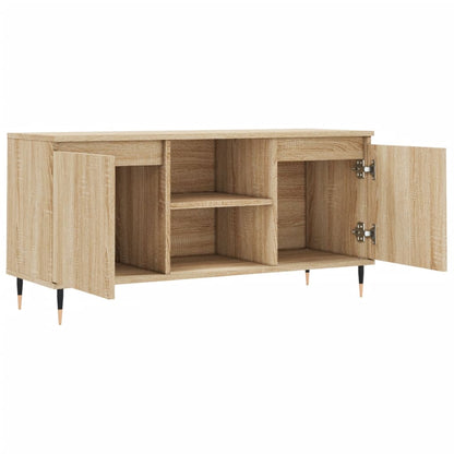 vidaXL TV Cabinet Sonoma Oak 104x35x50 cm Engineered Wood 6