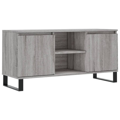 vidaXL TV Cabinet Grey Sonoma 104x35x50 cm Engineered Wood 2