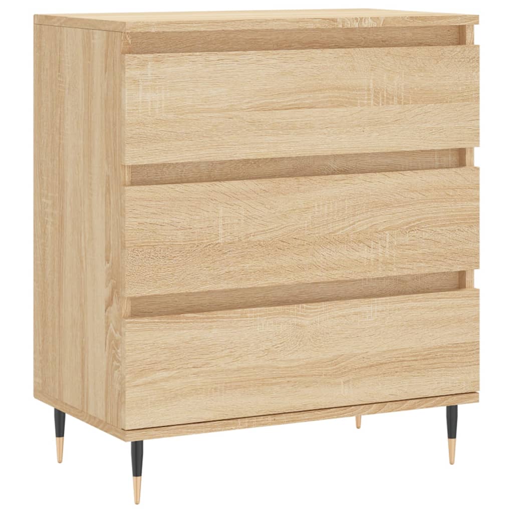 vidaXL Sideboard Sonoma Oak 60x35x70 cm Engineered Wood 2
