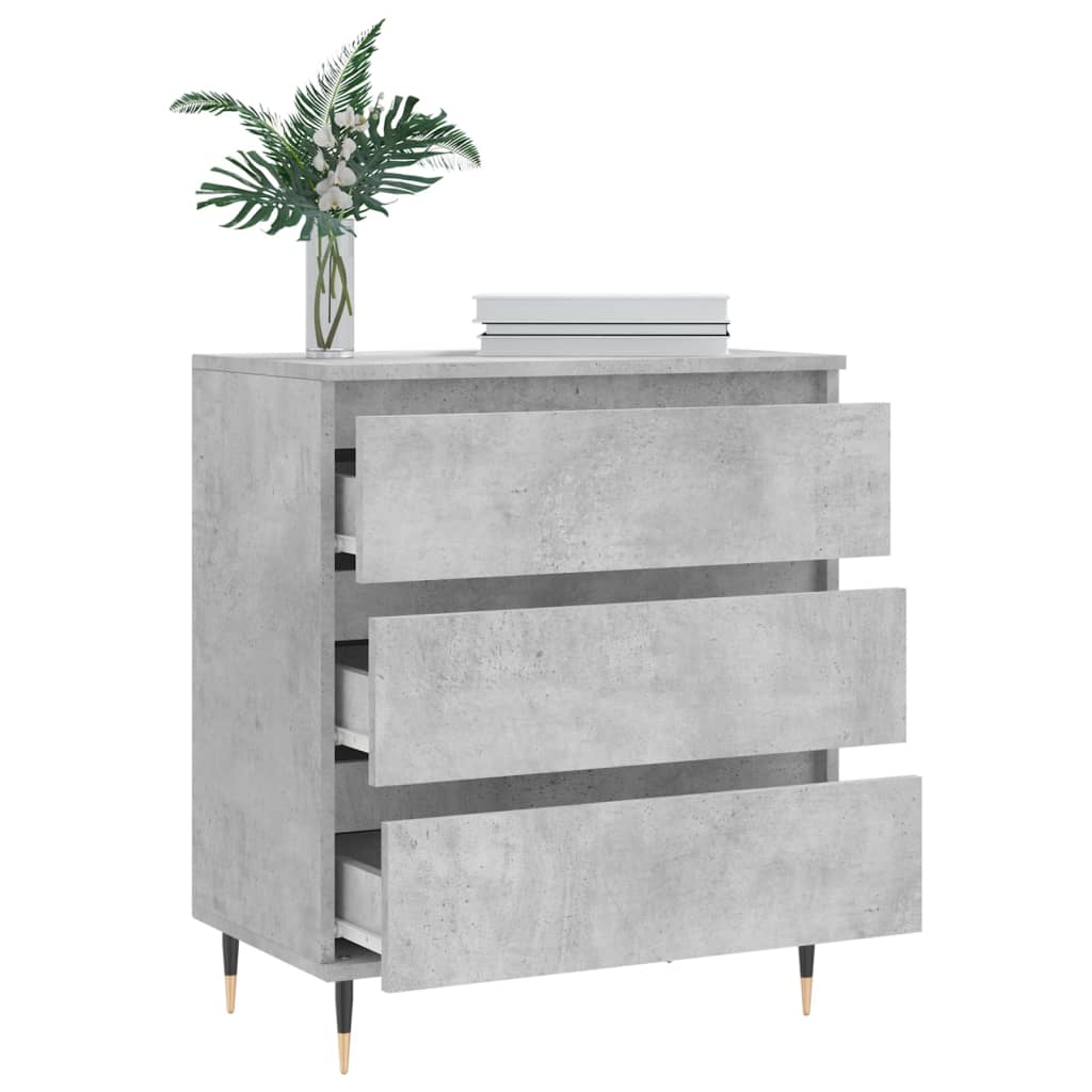 vidaXL Sideboard Concrete Grey 60x35x70 cm Engineered Wood 4