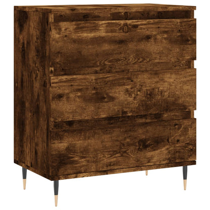 vidaXL Sideboard Smoked Oak 60x35x70 cm Engineered Wood 2