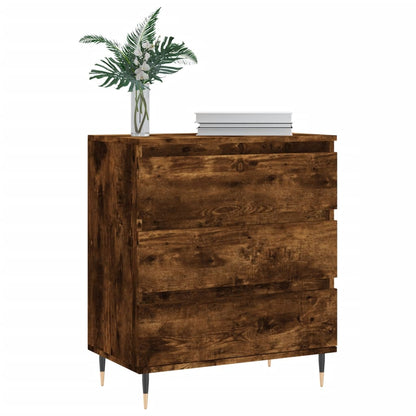 vidaXL Sideboard Smoked Oak 60x35x70 cm Engineered Wood 3