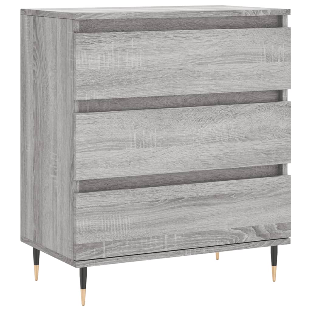 vidaXL Sideboard Grey Sonoma 60x35x70 cm Engineered Wood 2