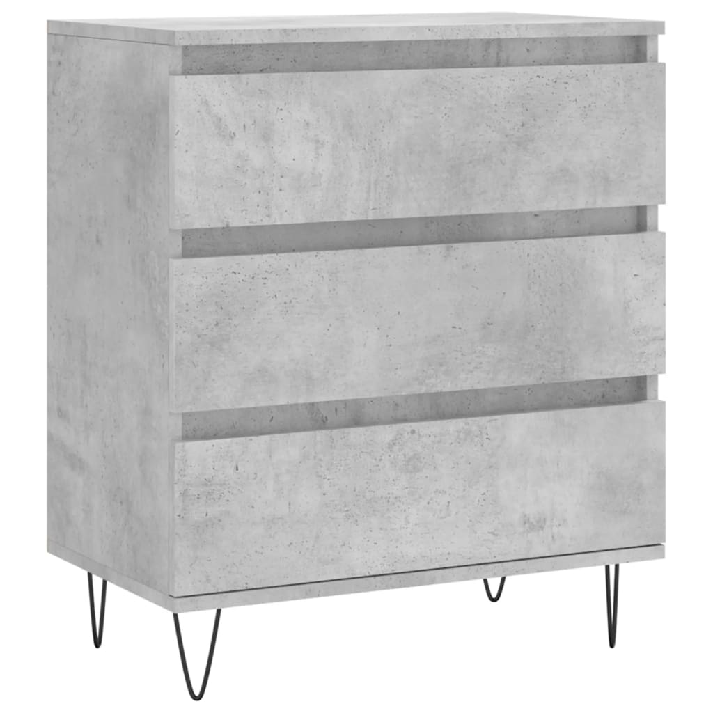 vidaXL Sideboard Concrete Grey 60x35x70 cm Engineered Wood 2