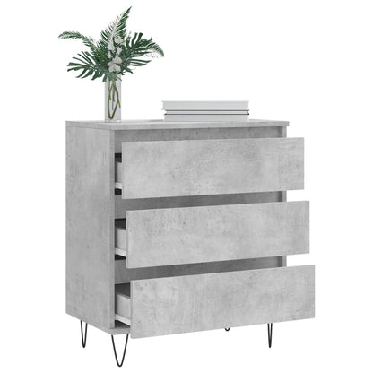 vidaXL Sideboard Concrete Grey 60x35x70 cm Engineered Wood 4