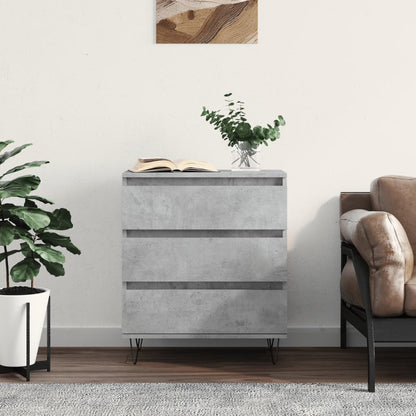 vidaXL Sideboard Concrete Grey 60x35x70 cm Engineered Wood 1