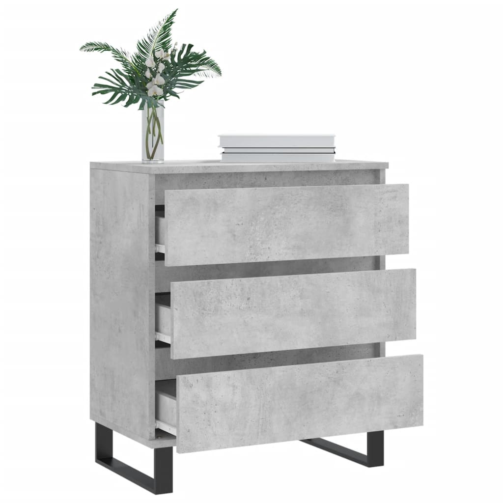 vidaXL Sideboard Concrete Grey 60x35x70 cm Engineered Wood 4