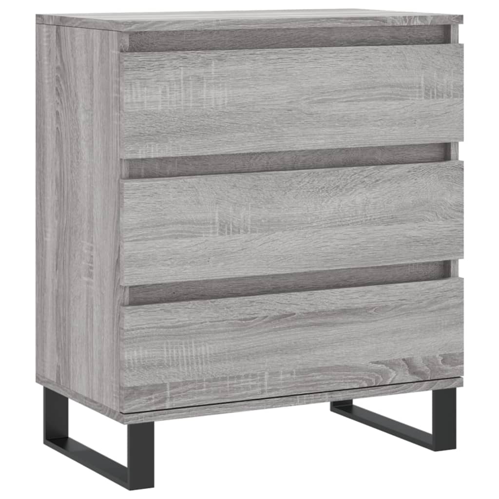 vidaXL Sideboard Grey Sonoma 60x35x70 cm Engineered Wood 2