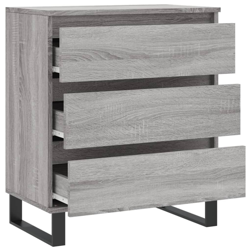 vidaXL Sideboard Grey Sonoma 60x35x70 cm Engineered Wood 6