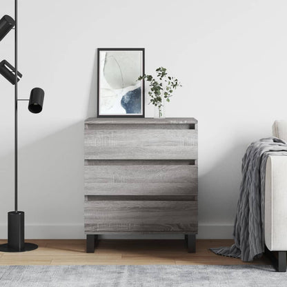 vidaXL Sideboard Grey Sonoma 60x35x70 cm Engineered Wood 1