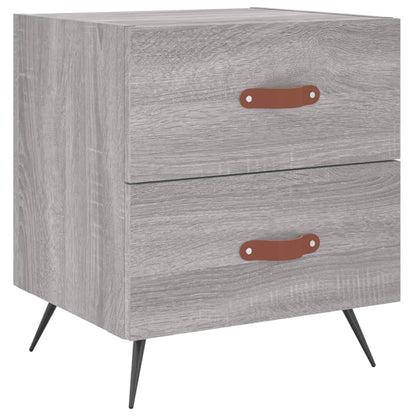 vidaXL Bedside Cabinets 2 pcs Grey Sonoma 40x35x47.5 cm Engineered Wood 5
