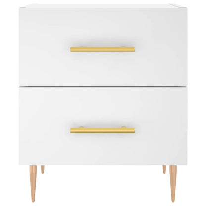 vidaXL Bedside Cabinet White 40x35x47.5 cm Engineered Wood 6