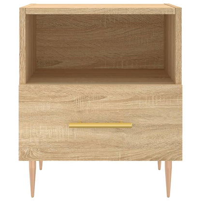 vidaXL Bedside Cabinets 2 pcs Sonoma Oak 40x35x47.5 cm Engineered Wood 6