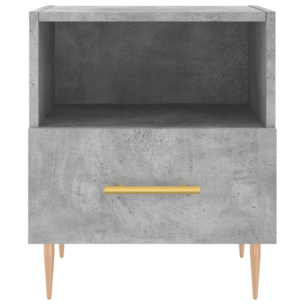 vidaXL Bedside Cabinets 2 pcs Concrete Grey 40x35x47.5 cm Engineered Wood 6