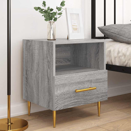 vidaXL Bedside Cabinets 2 pcs Grey Sonoma 40x35x47.5 cm Engineered Wood 3