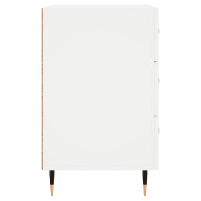 vidaXL Bedside Cabinet White 40x40x66 cm Engineered Wood 6