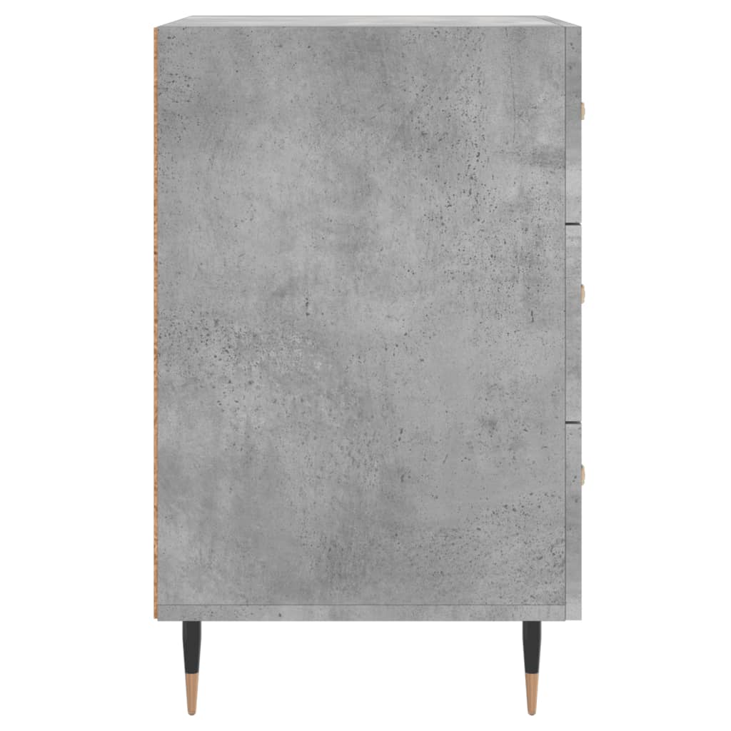 vidaXL Bedside Cabinet Concrete Grey 40x40x66 cm Engineered Wood 6