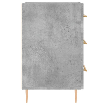 vidaXL Bedside Cabinet Concrete Grey 40x40x66 cm Engineered Wood 6