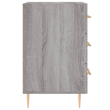 vidaXL Bedside Cabinet Grey Sonoma 40x40x66 cm Engineered Wood 6