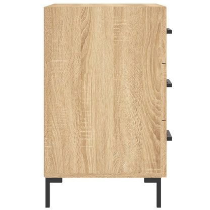 vidaXL Bedside Cabinet Sonoma Oak 40x40x66 cm Engineered Wood 6
