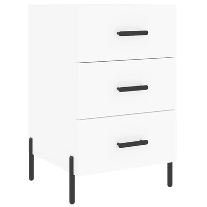 vidaXL Bedside Cabinet White 40x40x66 cm Engineered Wood 2