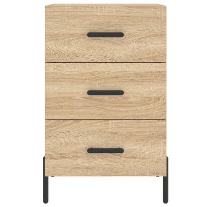 vidaXL Bedside Cabinet Sonoma Oak 40x40x66 cm Engineered Wood 5