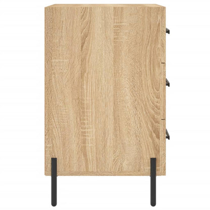 vidaXL Bedside Cabinet Sonoma Oak 40x40x66 cm Engineered Wood 6