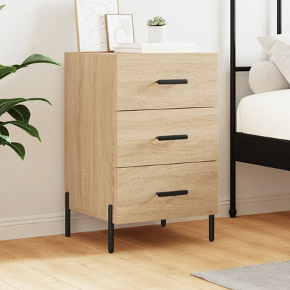 vidaXL Bedside Cabinet Sonoma Oak 40x40x66 cm Engineered Wood 1