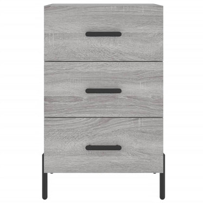 vidaXL Bedside Cabinet Grey Sonoma 40x40x66 cm Engineered Wood 5