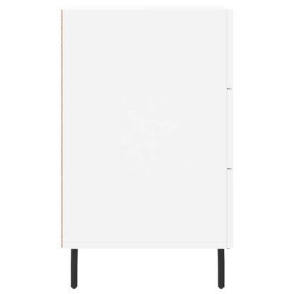 vidaXL Bedside Cabinet White 40x40x66 cm Engineered Wood 6