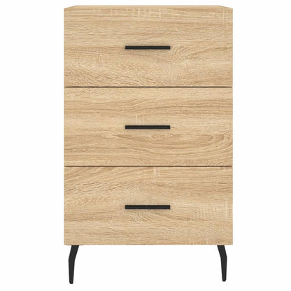vidaXL Bedside Cabinet Sonoma Oak 40x40x66 cm Engineered Wood 5