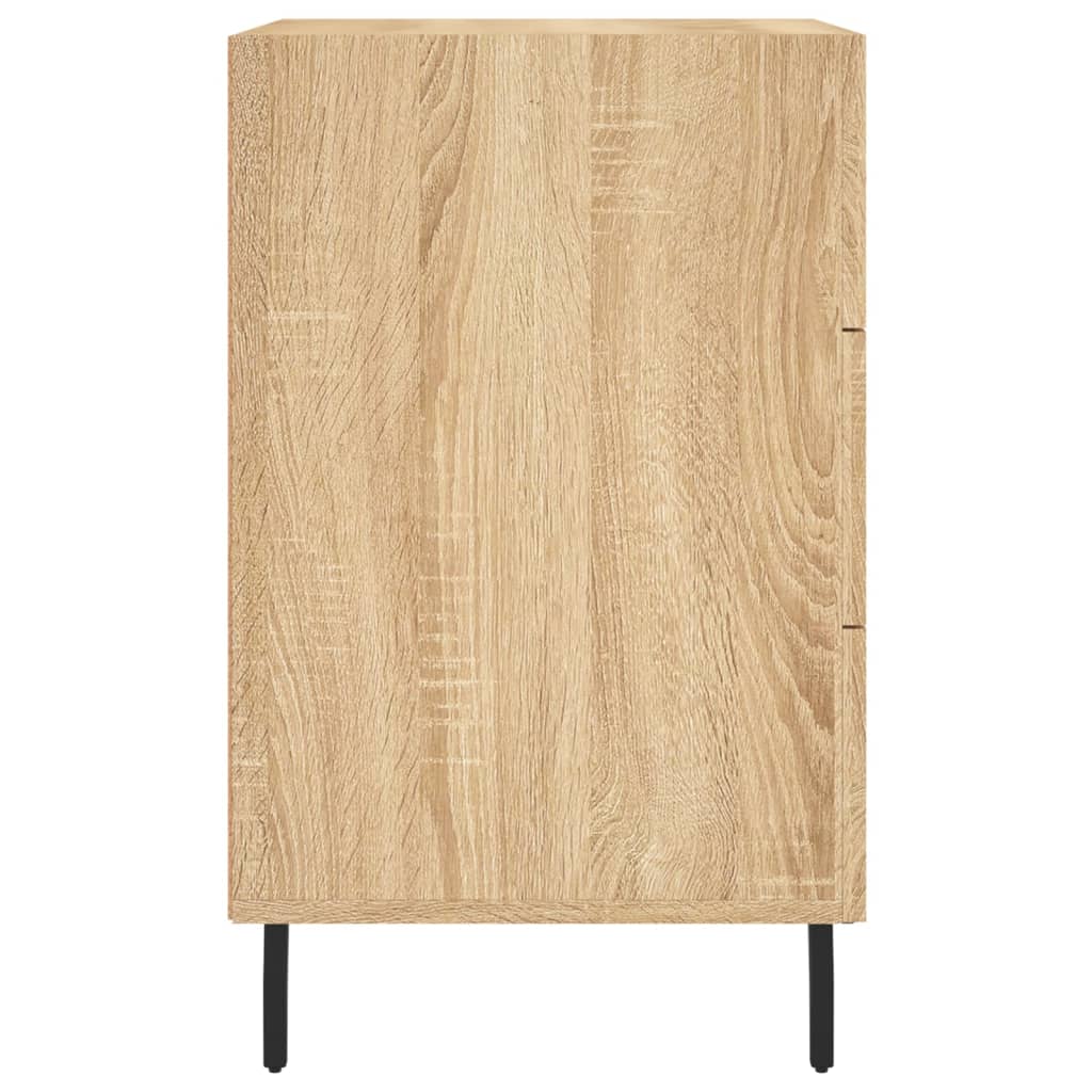 vidaXL Bedside Cabinet Sonoma Oak 40x40x66 cm Engineered Wood 6
