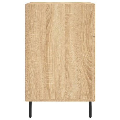vidaXL Bedside Cabinet Sonoma Oak 40x40x66 cm Engineered Wood 6