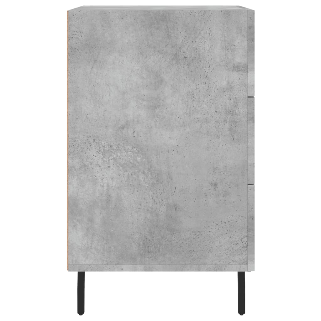 vidaXL Bedside Cabinet Concrete Grey 40x40x66 cm Engineered Wood 6