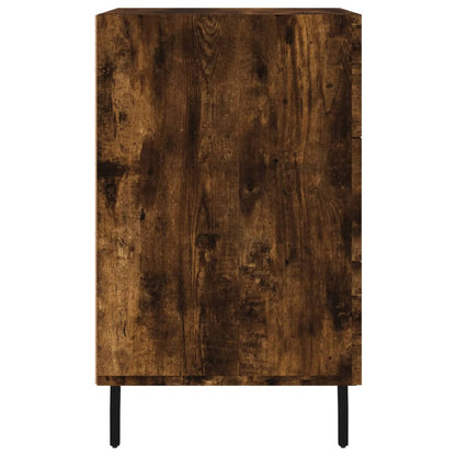 vidaXL Bedside Cabinet Smoked Oak 40x40x66 cm Engineered Wood 6