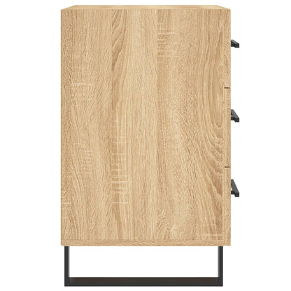 vidaXL Bedside Cabinet Sonoma Oak 40x40x66 cm Engineered Wood 6