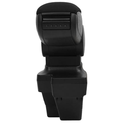 vidaXL Car Armrest Black 15x35x(33-49.5) cm ABS 3