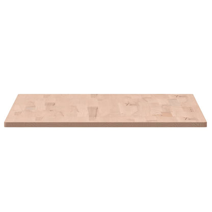 vidaXL Table Top 100x60x1.5 cm Rectangular Solid Wood Beech 5