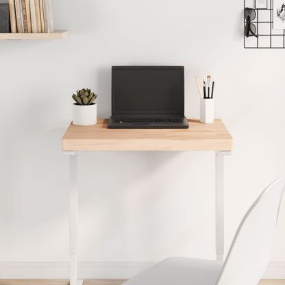 vidaXL Table Top 60x40x4 cm Rectangular Solid Wood Beech 1