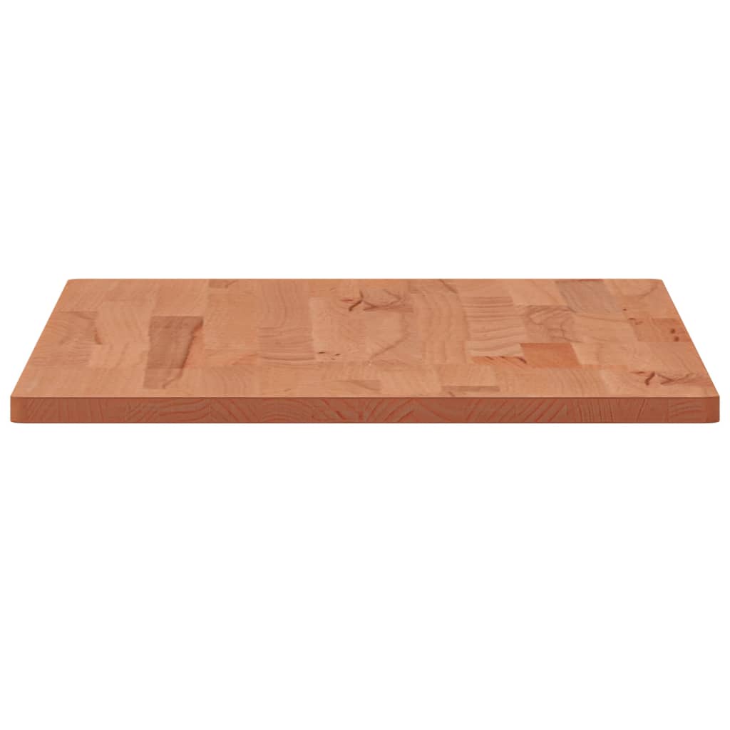 vidaXL Table Top 100x50x1.5 cm Rectangular Solid Wood Beech 5