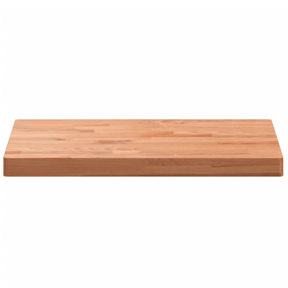 vidaXL Table Top 80x40x4 cm Rectangular Solid Wood Beech 4