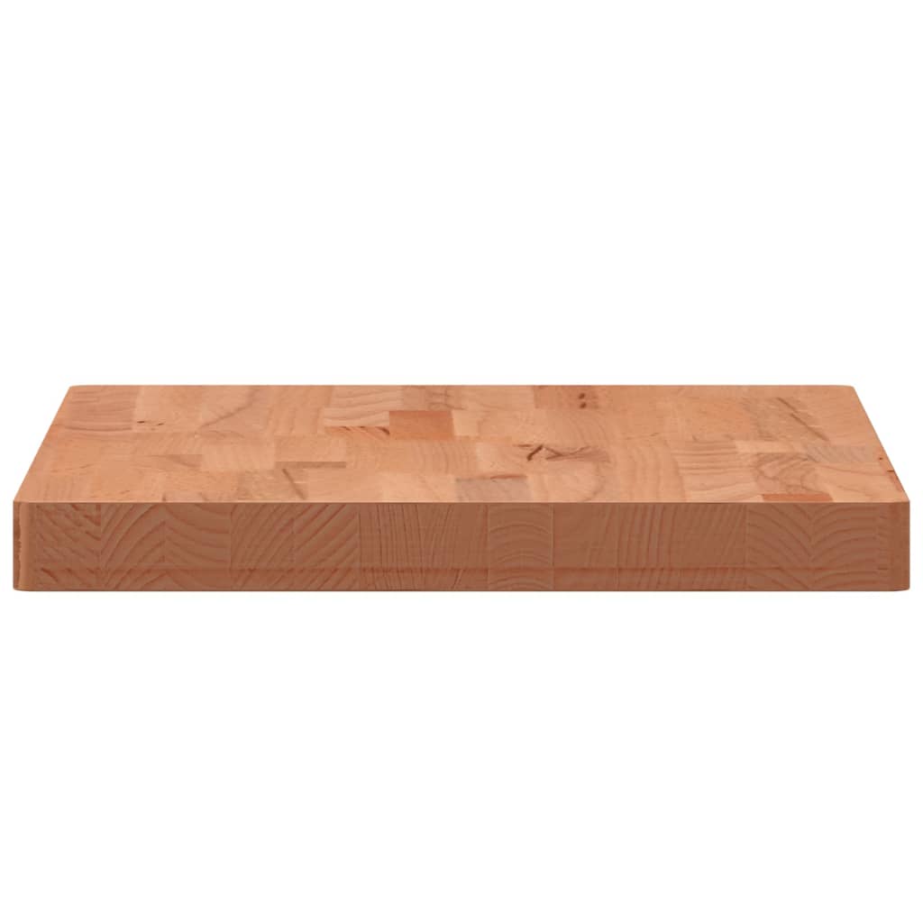 vidaXL Table Top 80x40x4 cm Rectangular Solid Wood Beech 5