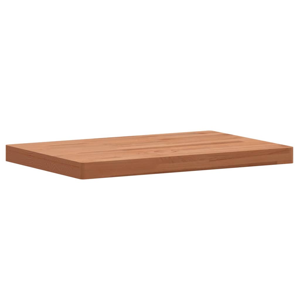 vidaXL Table Top 60x40x4 cm Rectangular Solid Wood Beech 3