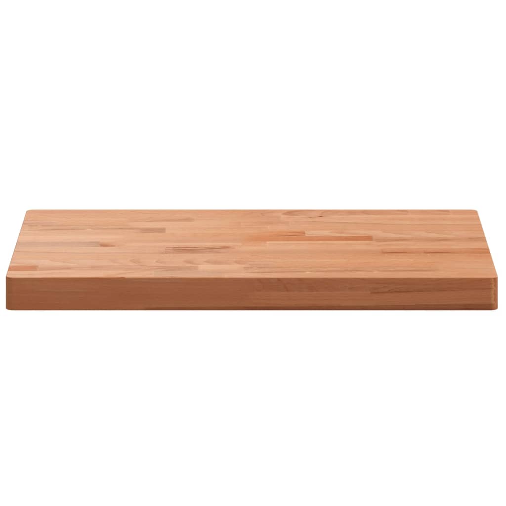 vidaXL Table Top 60x40x4 cm Rectangular Solid Wood Beech 4