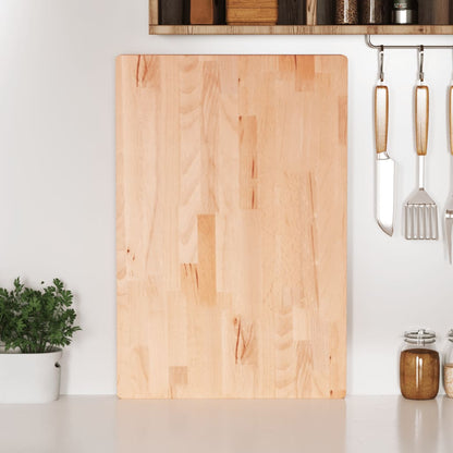 vidaXL Chopping Board 60x40x4 cm Solid Wood Beech 1