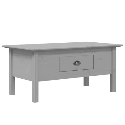 vidaXL Coffee Table BODO Grey 100x55x45 cm Solid Wood Pine 2